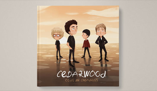 Bild zu: U2 Kinderbuch Cedarwood Book: Englisch-Gälische Dublin Version erhältlich!