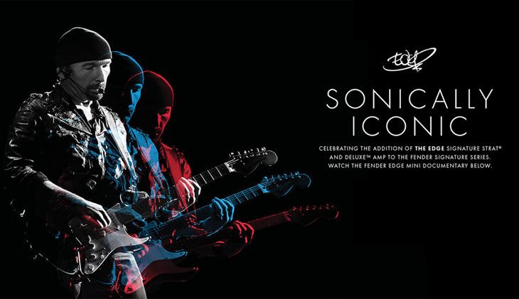 Bild zu: Fender-Videoclip mit kurzen Ausschnitten neuer U2-Songs