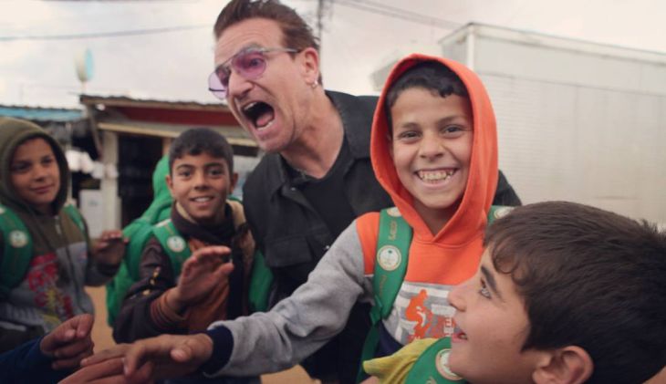 Bild zu: Bono spricht vor US-Senat über Flüchtlingskrise