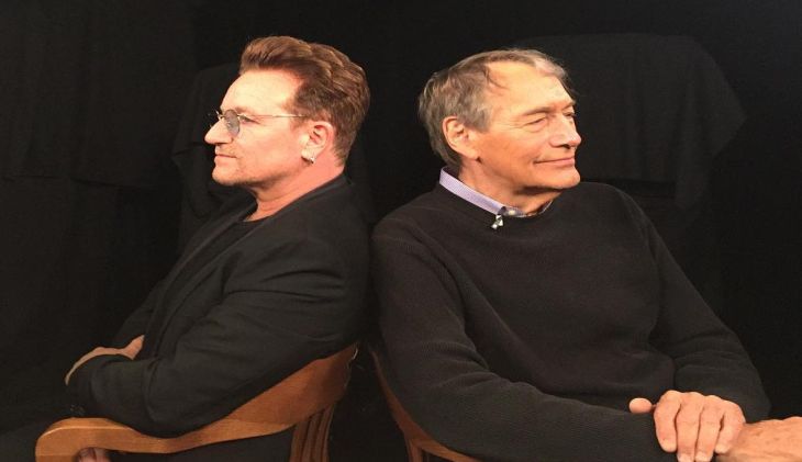 Bild zu: Bono bei Charlie Rose über Album, Tour und Trump