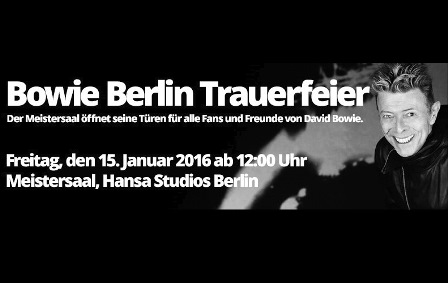 Bild zu: David Bowie Trauerfeier/ Obsequy in Berlin Fr, 15 Jan.