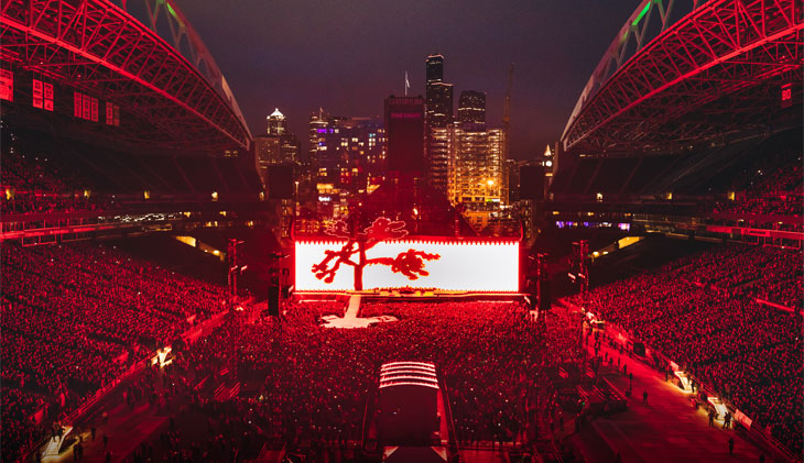 Bild zu: Billboard Boxscore Daten für die ersten Joshua Tree Konzerte