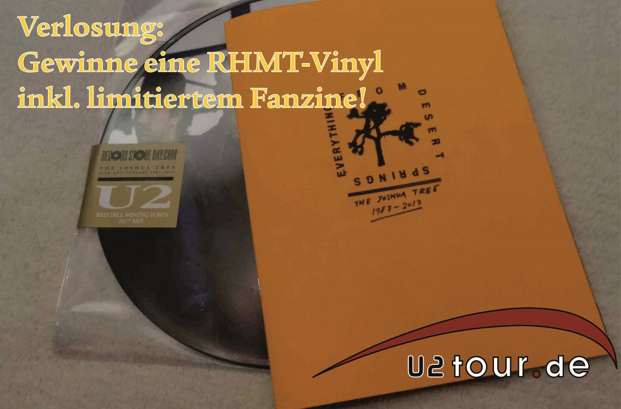Bild zu: Gewinnspiel: Ein 'Michelle Records Paket' mit 1 U2 RSD Single und 1 Fanzine!