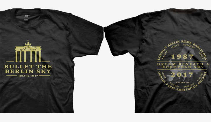 Bild zu: Das U2tour Tourshirt ist wieder da – Spendenaktion läuft weiter!