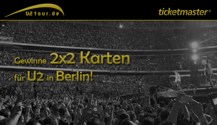 Bild zu: Die Gewinner stehen fest: 2x2 Ticketmaster Tickets für U2 in Berlin 2017
