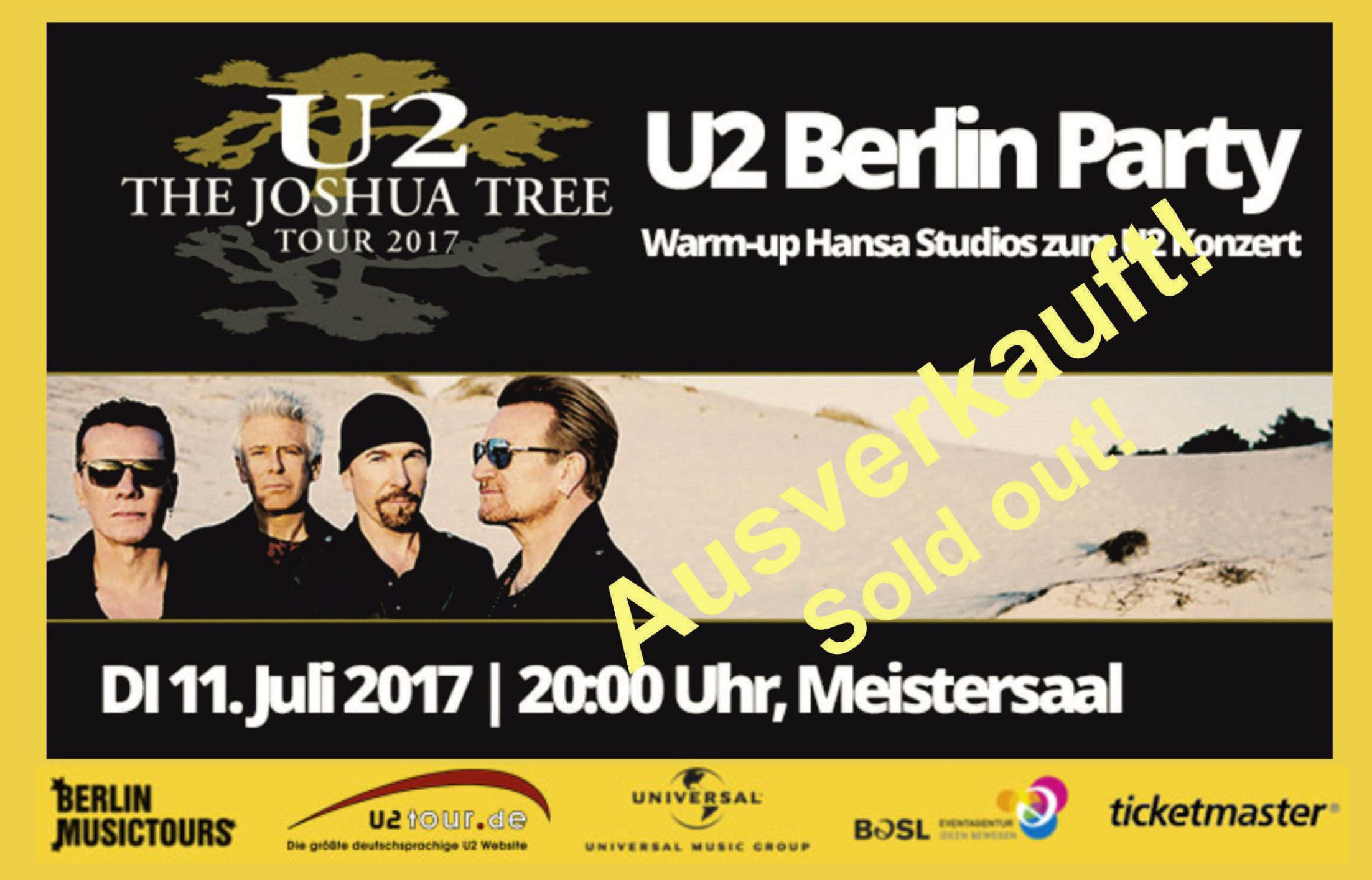 Bild zu: Die Joshua Tree Tour kommt nach Berlin!