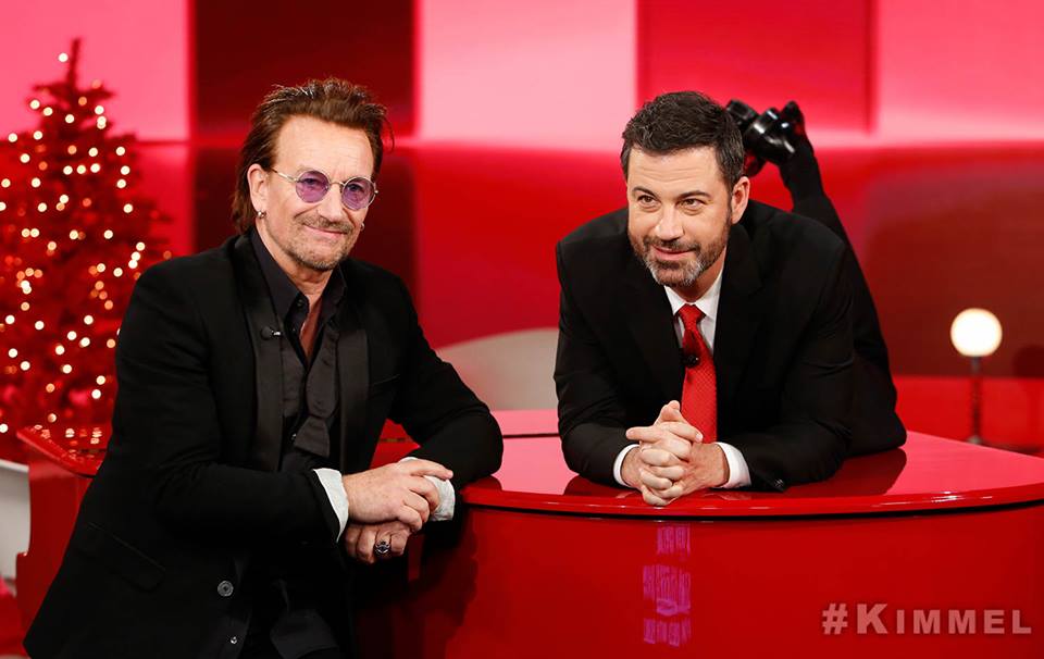 Bild zu: Bono bei (RED) Benefizshow von Jimmy Kimmel