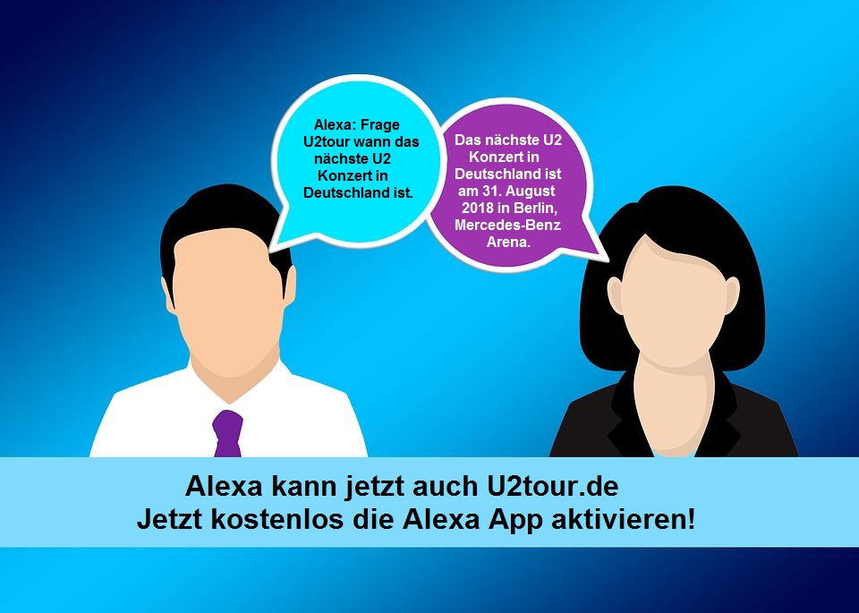 Bild zu: Alexa kann jetzt auch U2tour.de