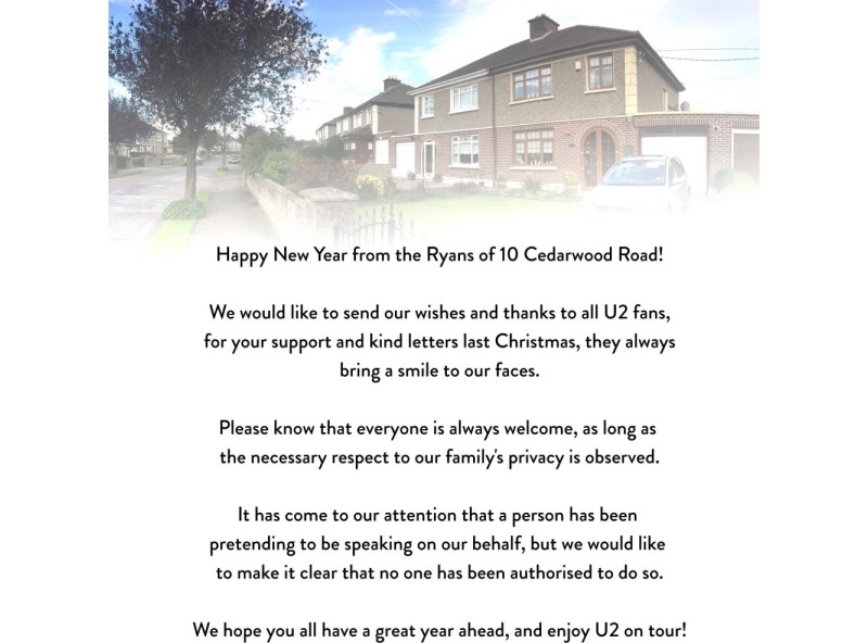 Bild zu: Grüße von der Familie Ryan aus der Cedarwood Road