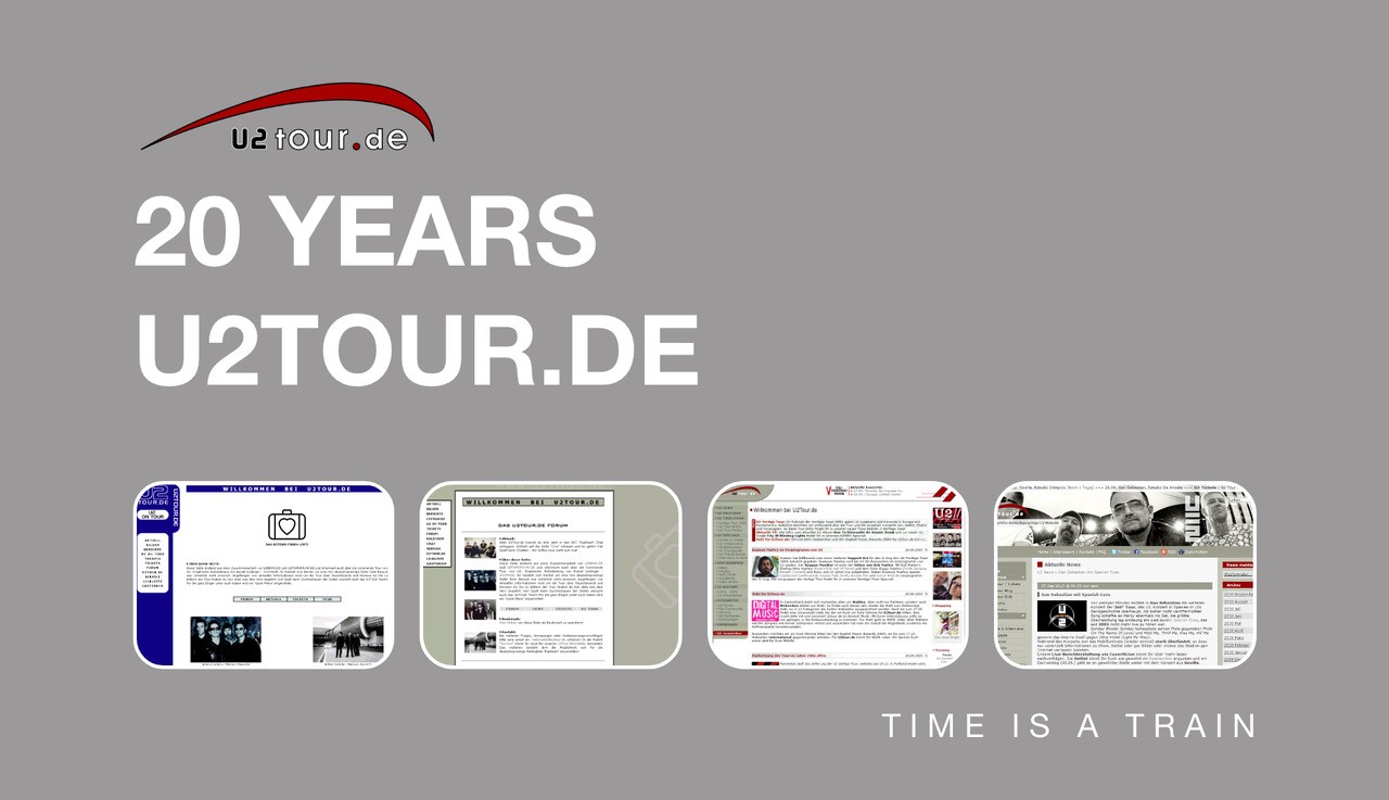 Bild zu: 20 Jahre U2tour.de / 20 years U2tour.de (news also in English)