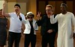 Bild zu: Bono und Edge bei Ehrung für John Lennon