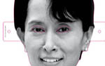 Bild zu: Auch ohne Maske Aung San Suu Kyi unterstützen